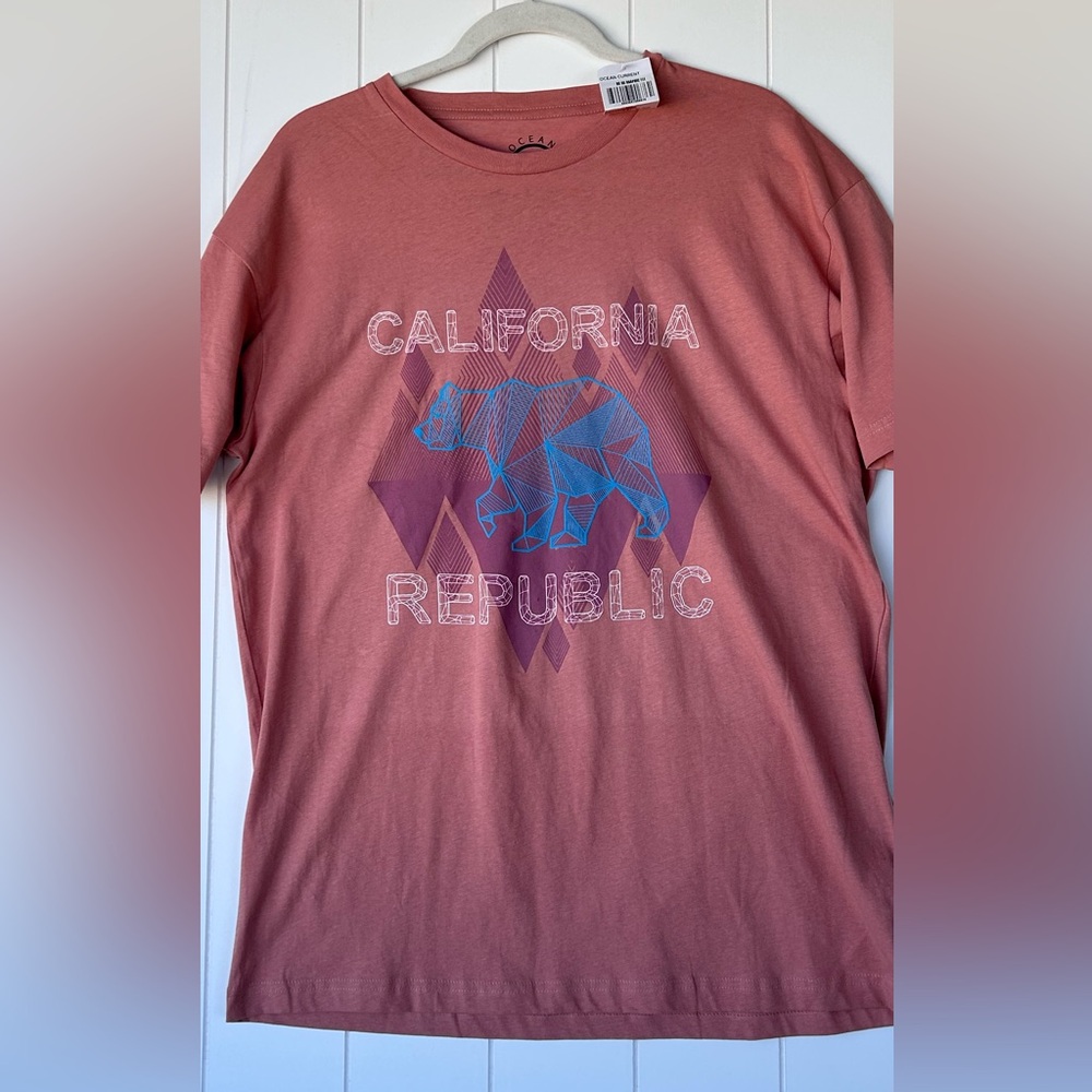 Ocean Current California Republic Graphic Tee Shirt Size‎ Large